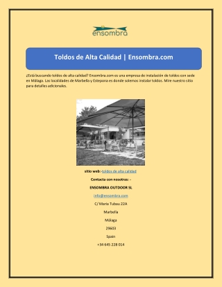 Toldos de Alta Calidad  Ensombra.com-converted