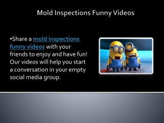 Mold Inspections Funny Videos