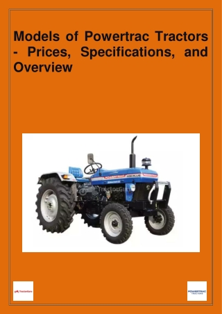 Models of Powertrac Tractors - Prices, Specifications, and Overview