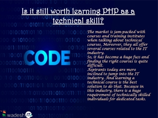 best PHP training center in Durgapur