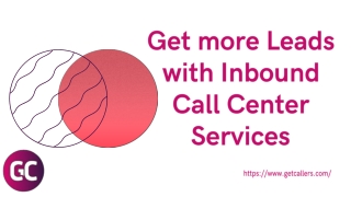 Inbound Call Center Services