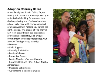 Adoption attorney Dallas