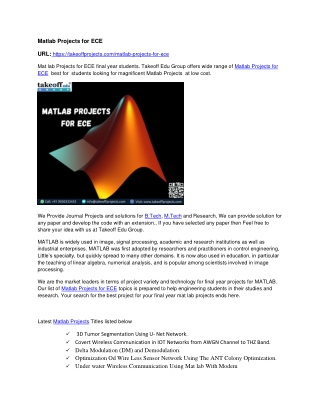 Matlab Projects for ECE-converted