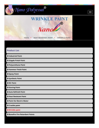 Wrinkle Paint Manufacturers in Ahmedabad, India – Call 9898422147