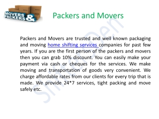 Hire Packers and Movers in Mumbai
