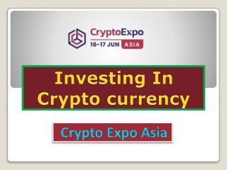 Investing In Cryptocurrency