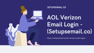 AOL Verizon Email Login - (Setupsemail.co)