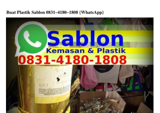 Buat Plastik Sablon Ô83l·ㄐl8Ô·l8Ô8(WA)