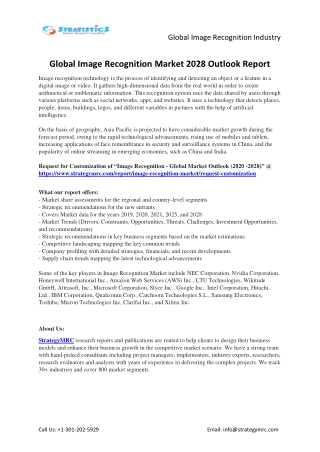 Image Recognition Market Forecasts to 2028