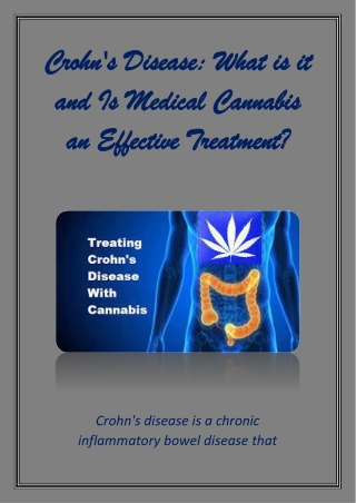 Crohn's Disease What is it and Is Medical Cannabis an Effective Treatment