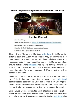 Latin Band