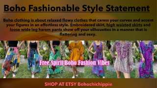 Boho Fashionable Style Statement