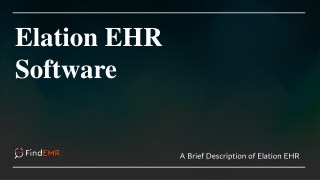 Elation EHR Software