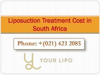 Liposuction Treatment Cost in South Africa