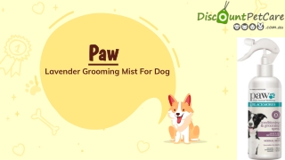 Paw Lavender Grooming Mist For Dogs | DiscountPetCare