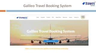 Galileo Travel Booking System