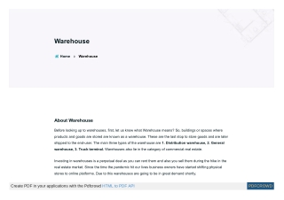 Warehouse  (Adroit Group)