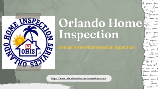 Annual Home Maintenance Inspection