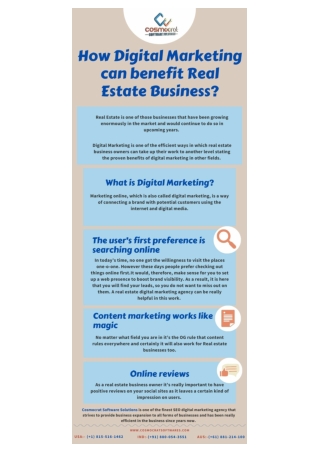 how digital marketing benefit real estatebusiness