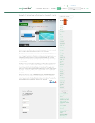 Study Online And Learn Engineering Course Material