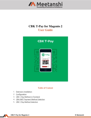 Magento 2 CBK T-Pay