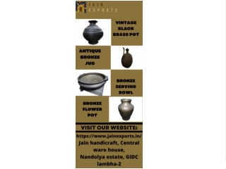 Buy Brass Products Only At Jain Exports