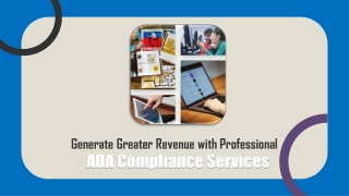 Generate Greater Revenue with Professional ADA Compliance Services