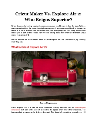 Cricut Maker Vs. Explore Air 2_ Who Reigns Superior_