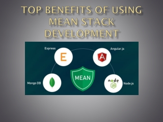 Top Benefits of Using MEAN Stack Development1