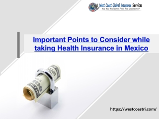 Important Points to Consider while taking Health Insurance in Mexico