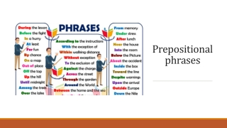 PREP. PHRASES