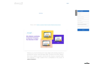 Why Website Localization Is Important To Expand Your Business In India