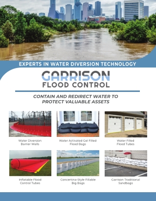 Garrison Flood Control | Experts in Water Diversion Technology