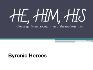 Byronic Hero - Hehimhismedia.com