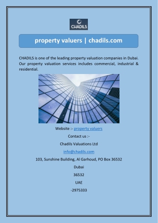 property valuers chadils.com-converted