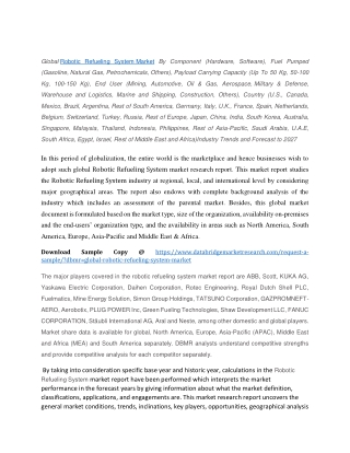 Robotic Refueling System Market Trends