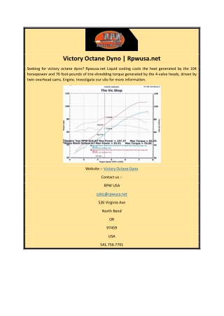 Victory Octane Dyno | Rpwusa.net