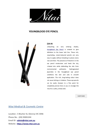 YOUNGBLOOD EYE PENCIL