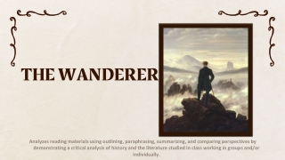 THE WANDERER. -