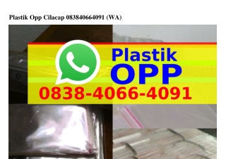 Plastik Opp Cilacap