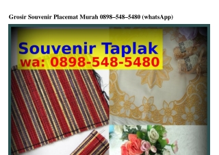 Grosir Souvenir Placemat Murah