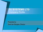 D.I SYSTEMS LTD Company Profile