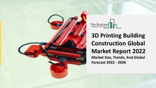 3D Printing Building Construction Market Overview, Demand Factors 2022