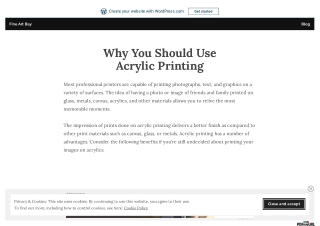 Why You Should Use Acrylic Printing