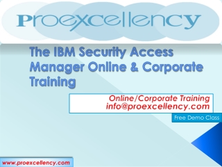 Proexcellency Provides ISAM Online Training