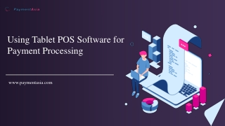 Using Tablet POS Software for Payment Processing