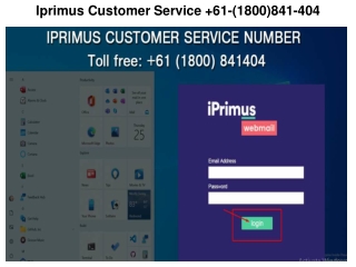 Reset Iprimus Password  61-(1800)841-404