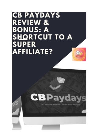 CB Paydays Review & Bonus_ A Shortcut To A Super Affiliate_