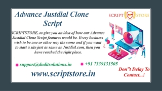 Best Advance Justdial clone Script - SCRIPTSTORE.IN