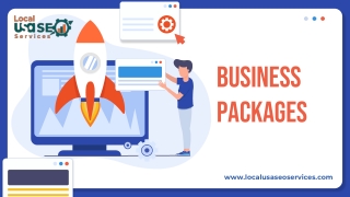 BUSINESS PACKAGES - LOCAL USA SEO SERVICE